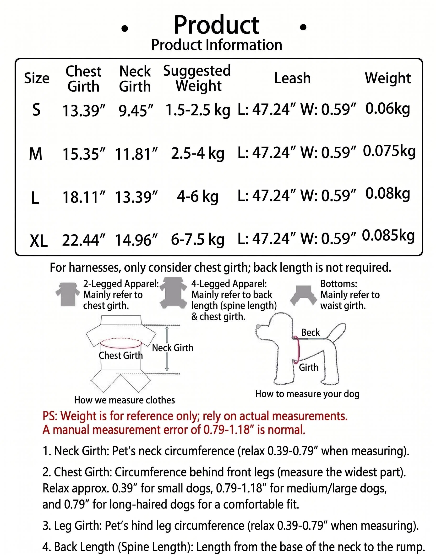 Outdoor Anti-Pull Harness & Leash Set for Pets